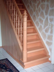 Treppe aufgearbeitet 